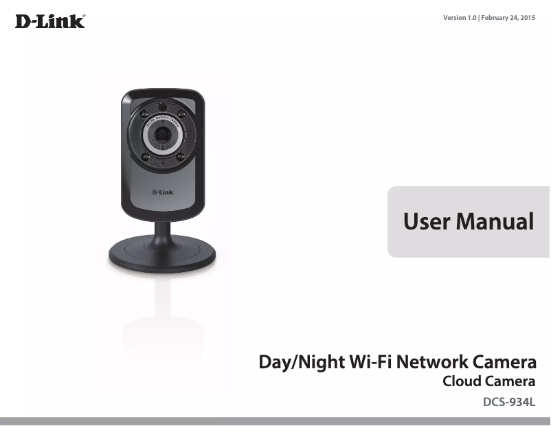 Page 1 de la notice Manuel utilisateur D-Link DCS-934L