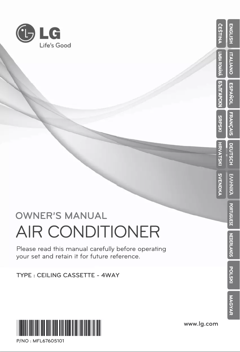 Page 1 de la notice Manuel utilisateur LG ARNU07GTEC2