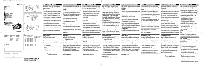 Página 1 del manual Manual de instrucciones Philips MultiLife SCB7025