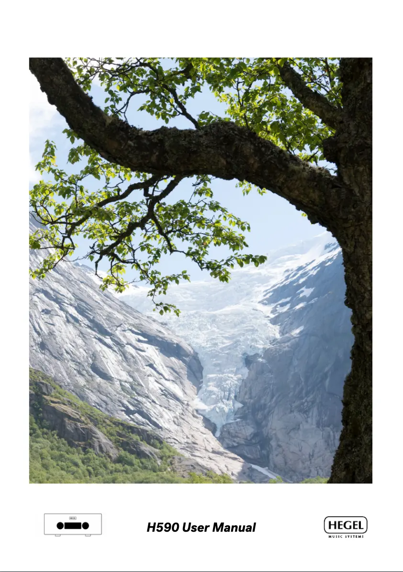 Page 1 de la notice Manuel utilisateur Hegel H590