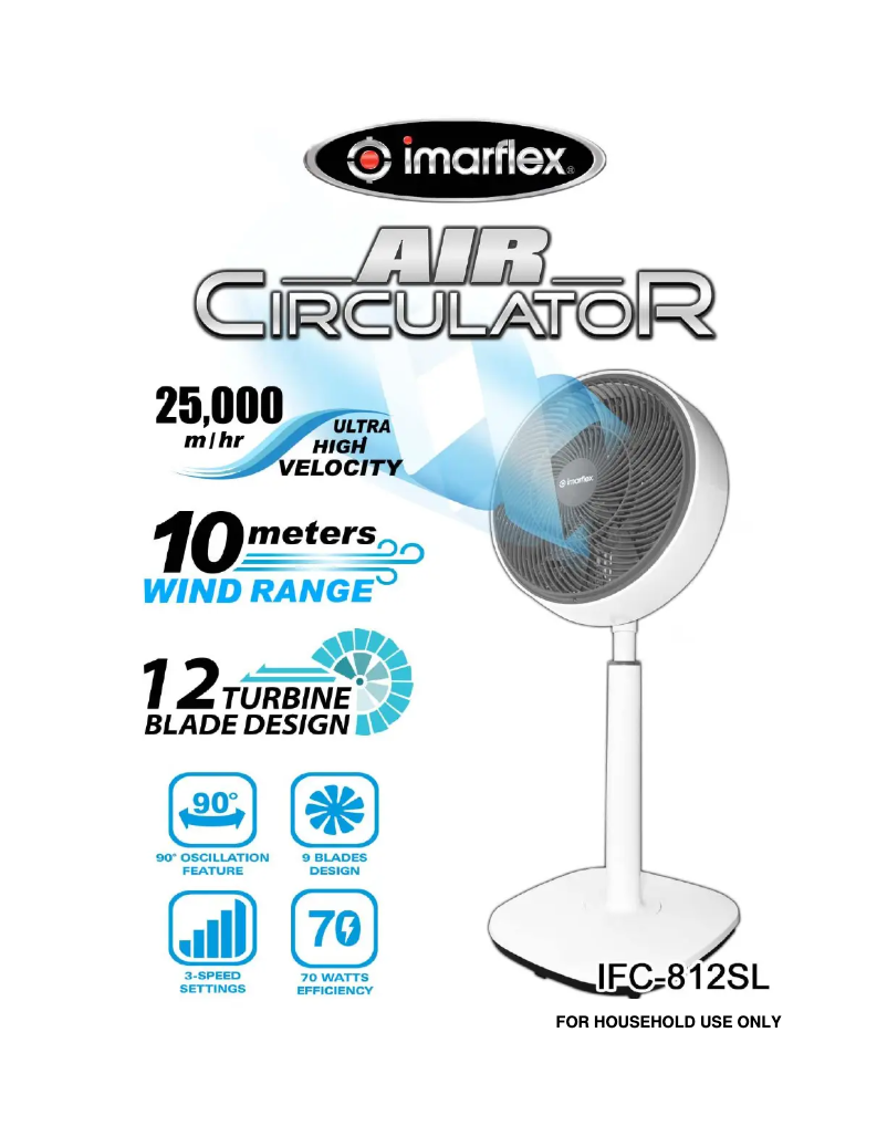 Página 1 del manual Manual de usuario Imarflex IFC-812SL