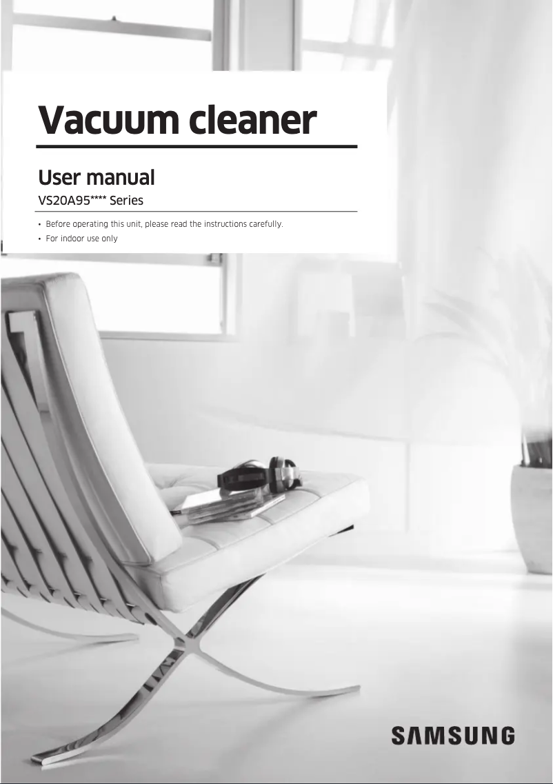 Página 1 del manual Manual de usuario Samsung Bespoke Jet VS20A95943N