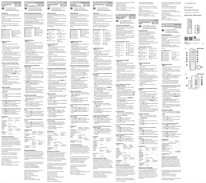 Page 1 de la notice Manuel utilisateur Nedis RFRC220WT