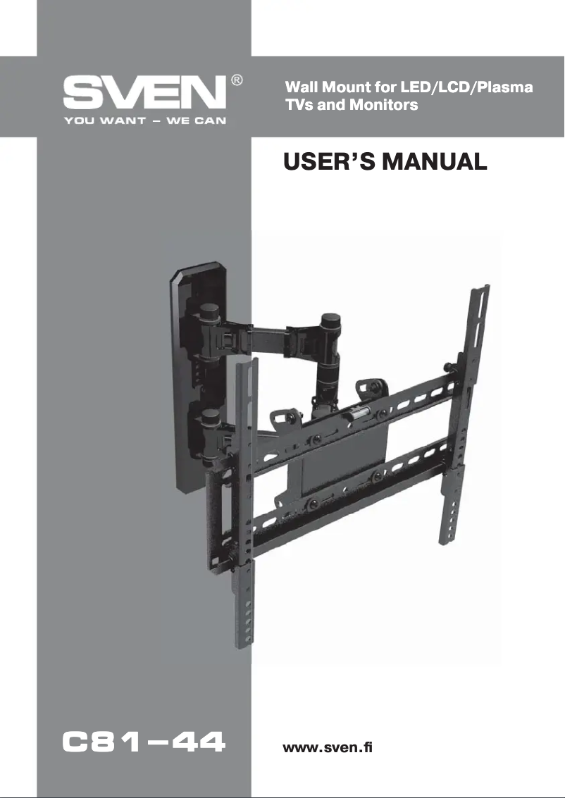 Página 1 del manual Manual de usuario Sven C81-44