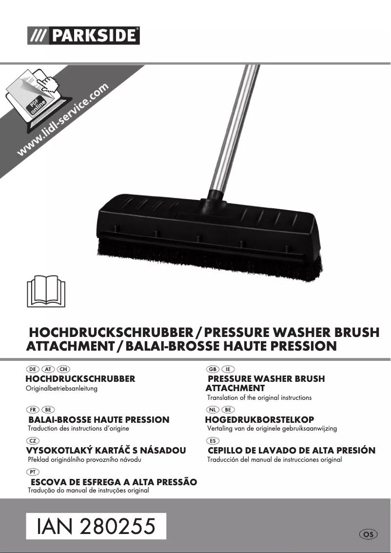 Page 1 de la notice Manuel utilisateur Parkside IAN 280255