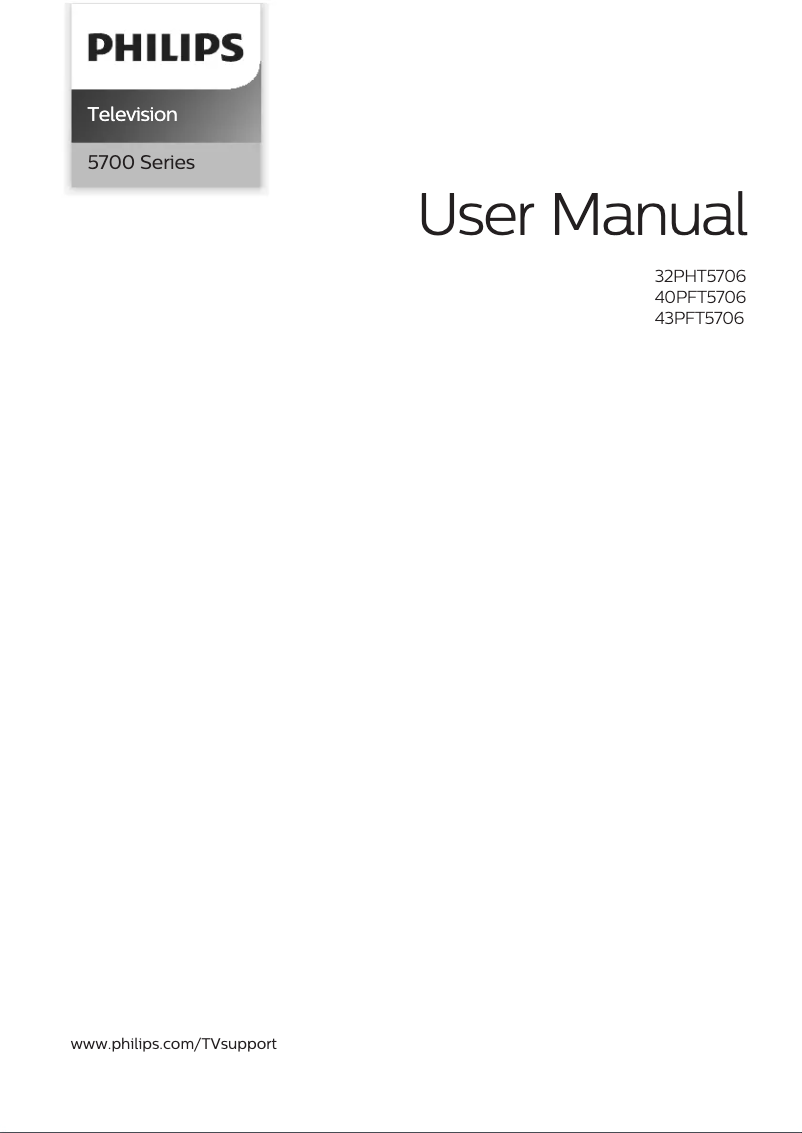 Página 1 del manual Manual de usuario Philips 32PHT5706