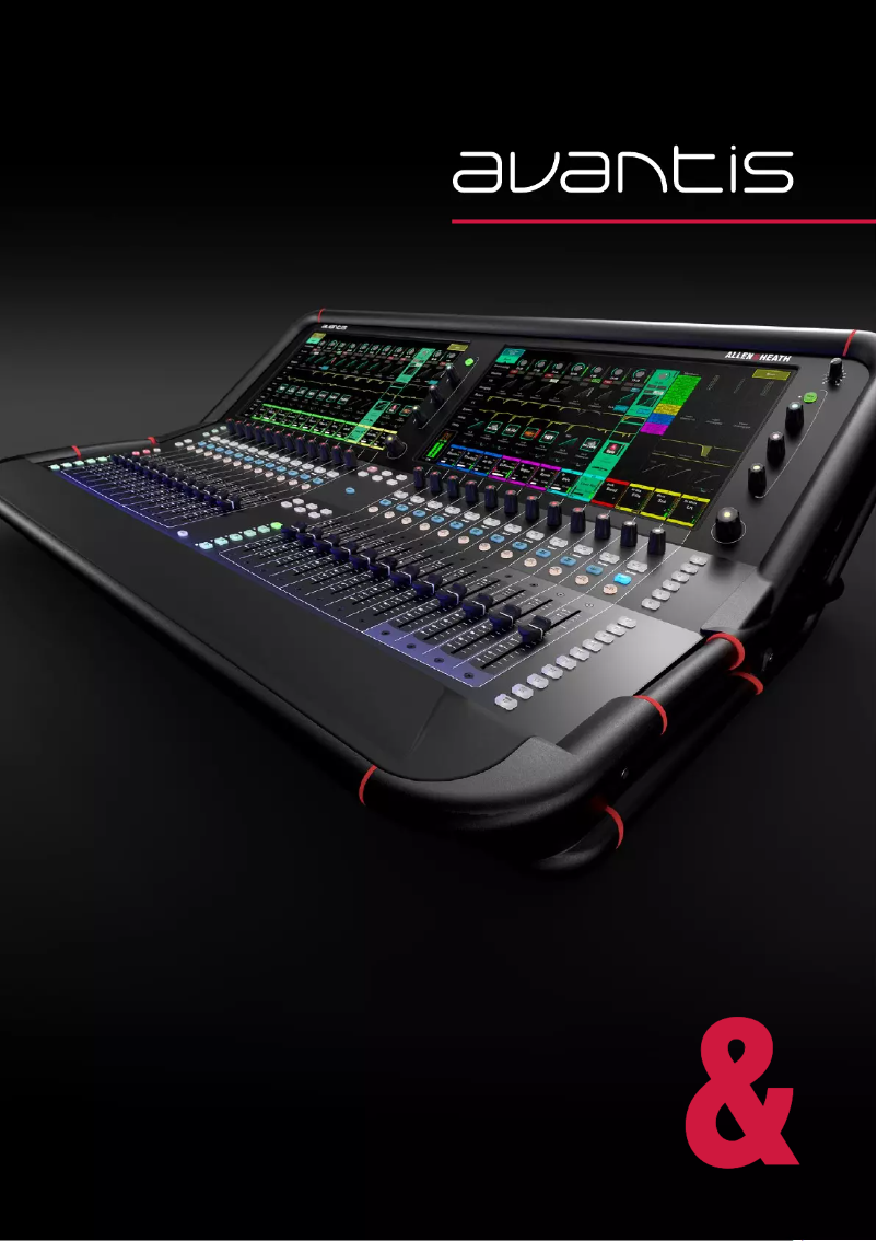Page 1 de la notice Brochure Allen & Heath Avantis