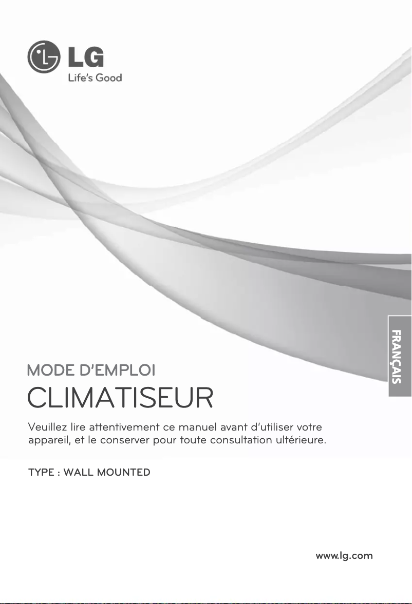 Page 1 of the manual User Manual LG ARNU18GSCL2