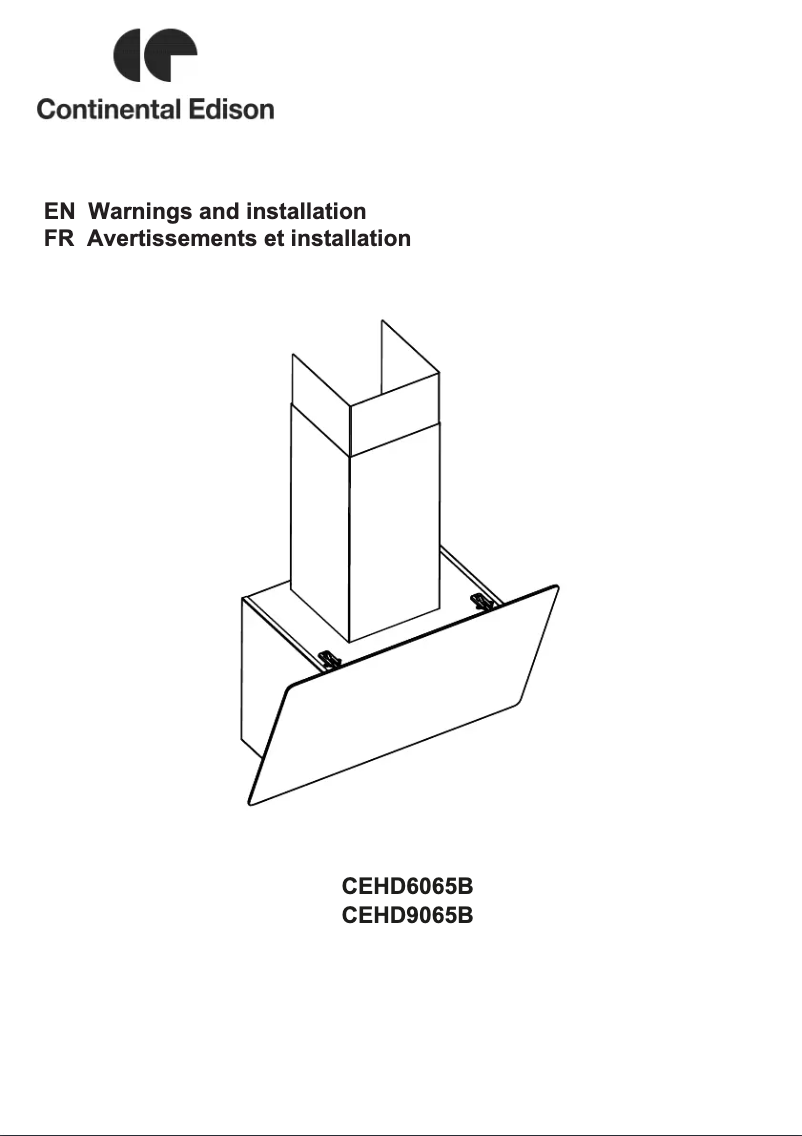 Page 1 de la notice Manuel utilisateur Continental Edison CEHD6065B