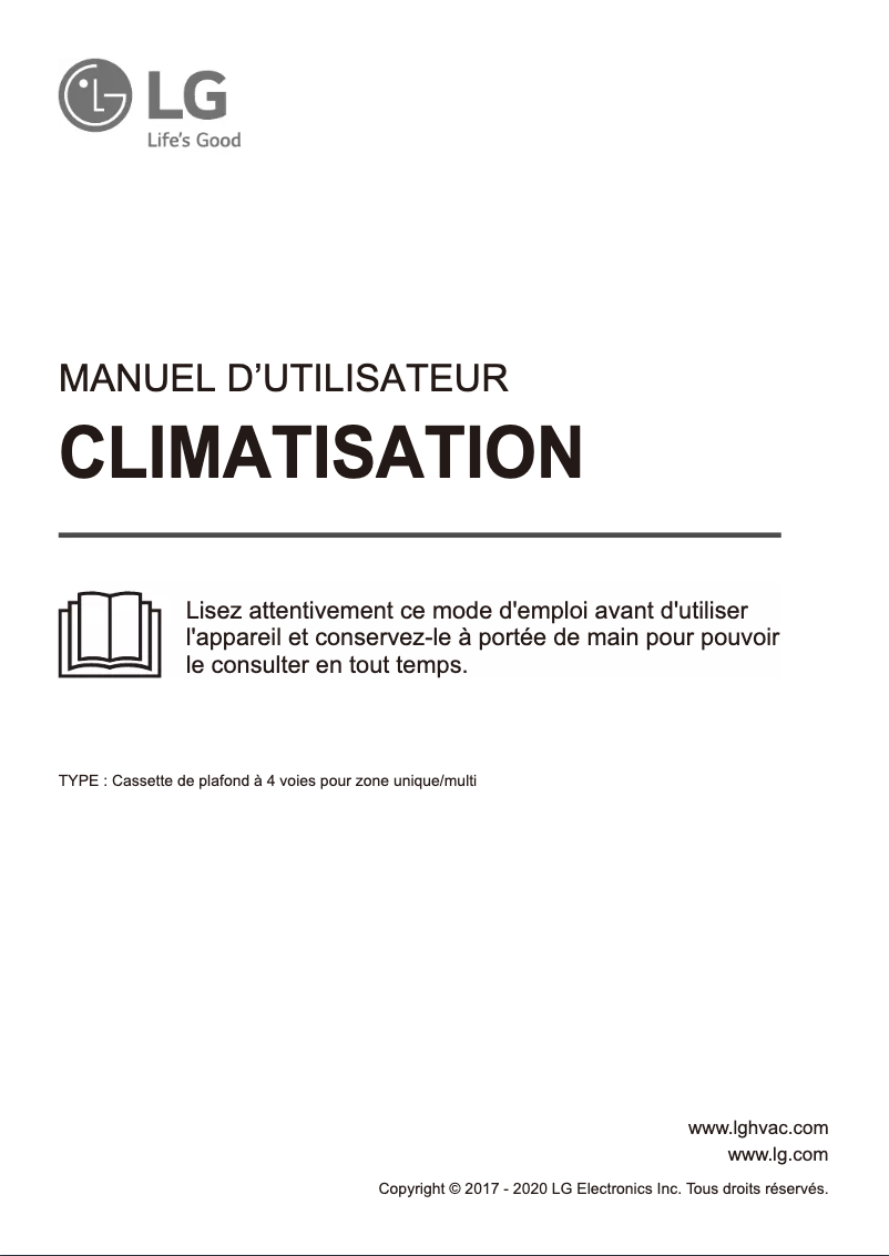 Page 1 de la notice Manuel utilisateur LG LCN369HV