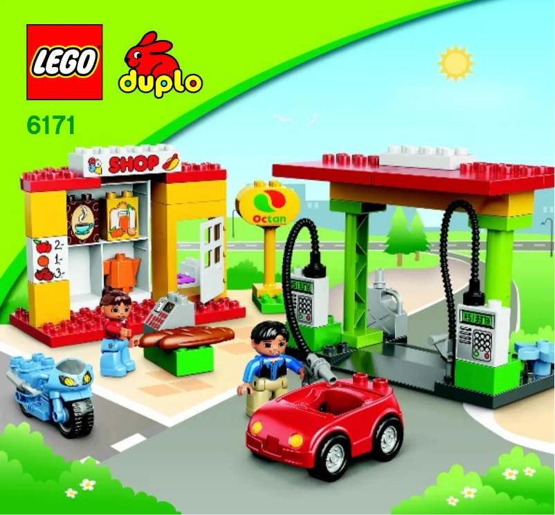 Page 1 de la notice Manuel utilisateur Lego My First Gas Station
