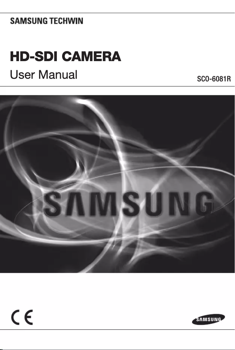 Page 1 de la notice Manuel utilisateur Hanwha SCO-6081R