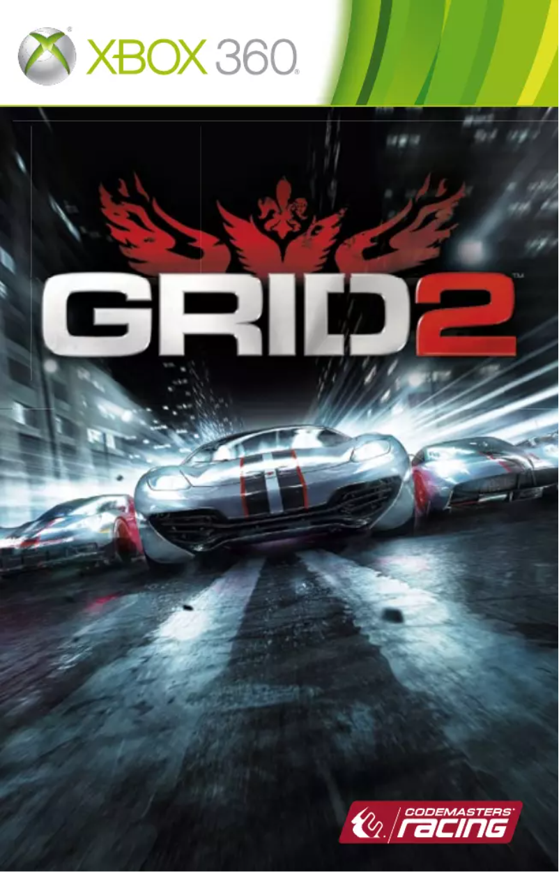 Page 1 de la notice Manuel utilisateur Warner Bros Grid 2 (Xbox 360)