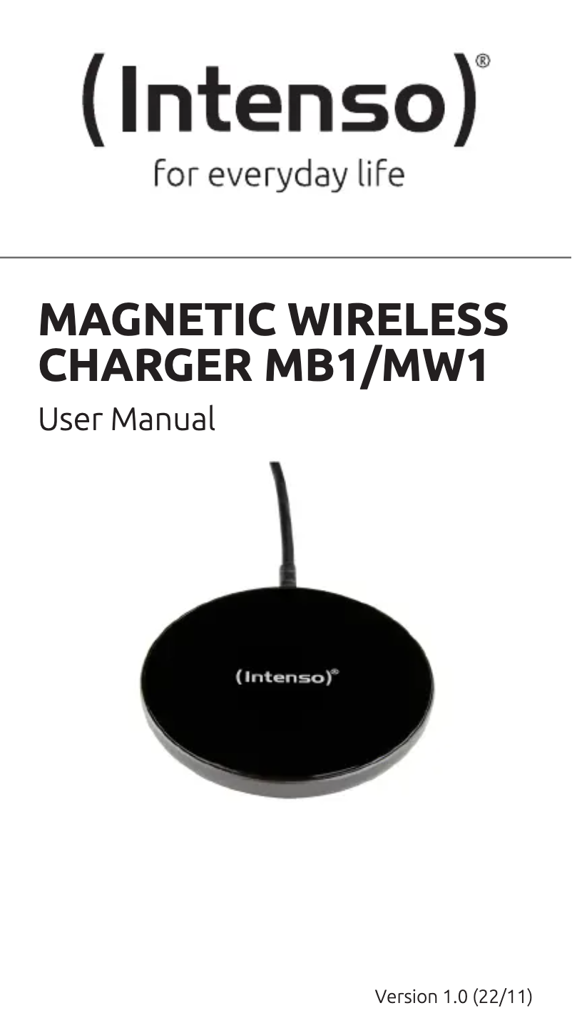 Página 1 del manual Manual de usuario Intenso MB1