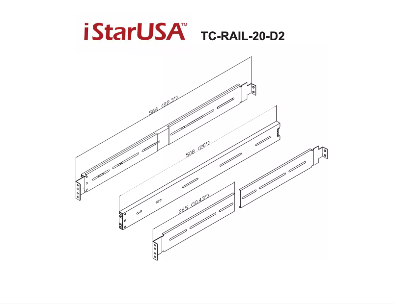 Page 1 of the manual User Manual iStarUSA TC-RAIL-20-D2