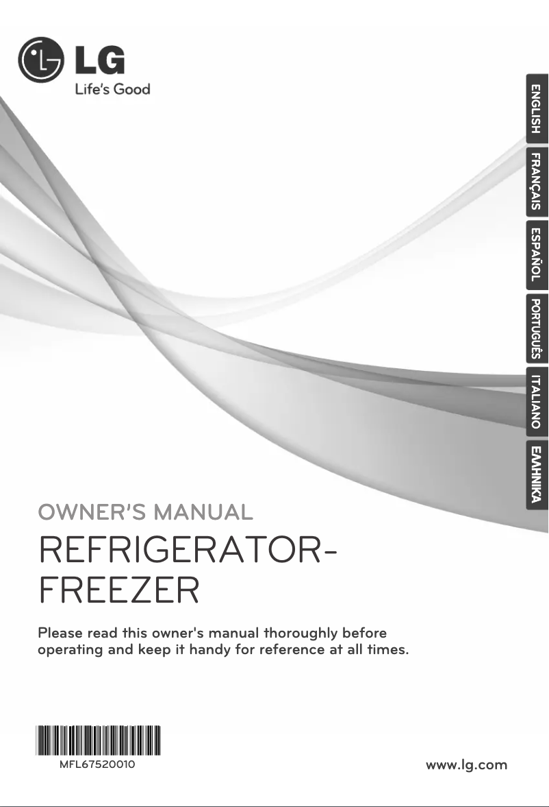 Page 1 of the manual User Manual LG GT7050PVHW