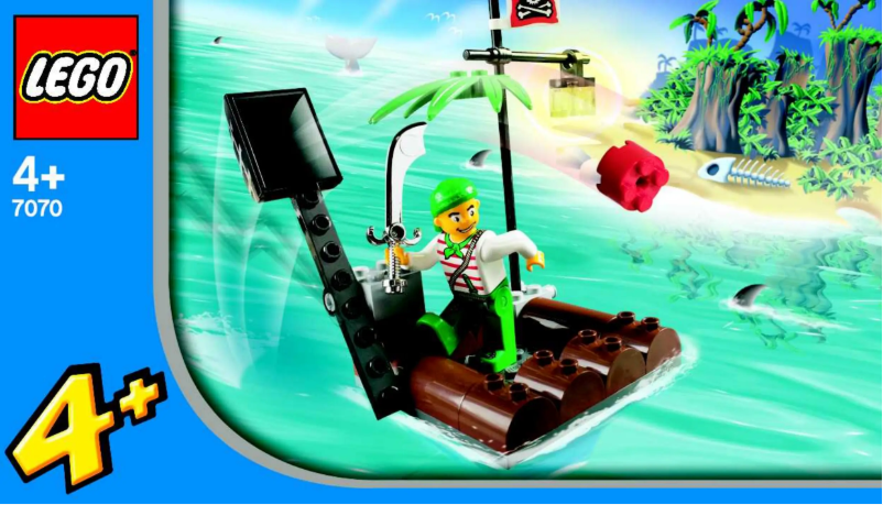 Page 1 de la notice Manuel utilisateur Lego Catapult Raft