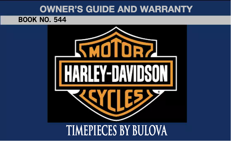 Page 1 de la notice Manuel utilisateur Bulova Harley-Davidson 76A146
