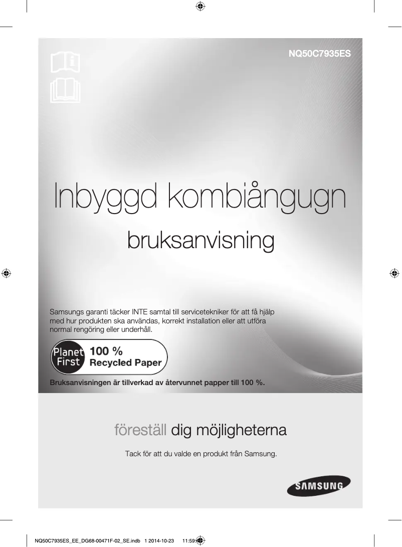 Página 1 del manual Manual de usuario Samsung NQ50C7935ES/EE