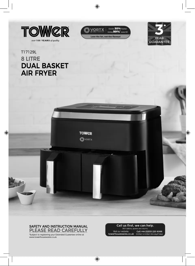 Page 1 de la notice Manuel utilisateur Tower Vortx T17129