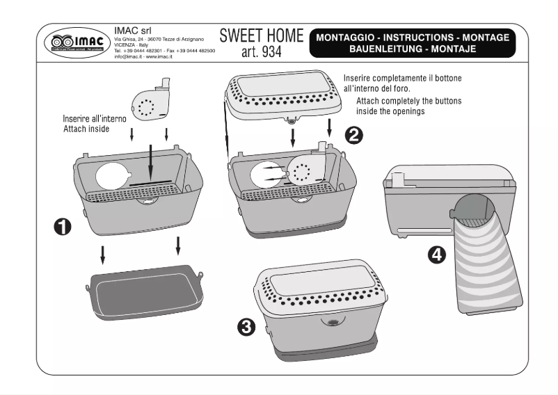 Página 1 del manual Manual de usuario IMAC Sweet Home
