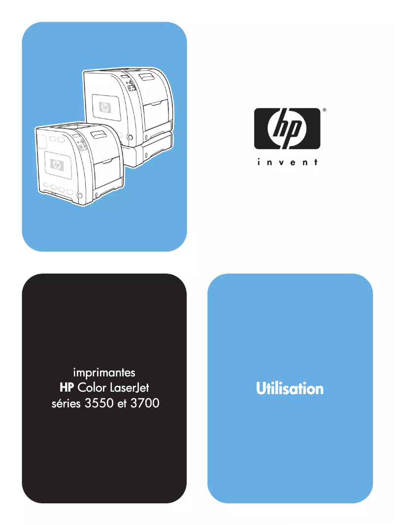 Page n°1 - Manuel utilisateur HP Color LaserJet 3550