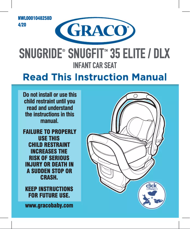 Página 1 del manual Manual de usuario Graco SnugRide SnugFit 35 Elite