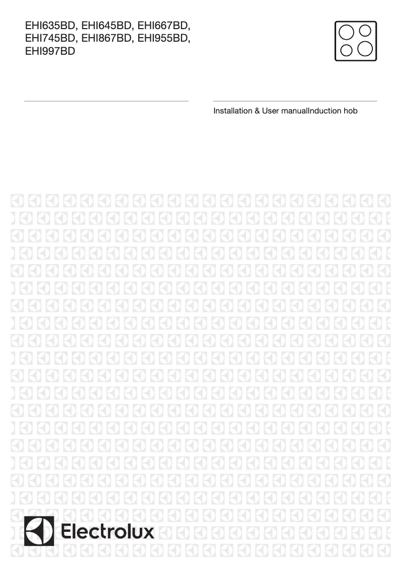 Page 1 de la notice Manuel utilisateur Electrolux EHI745BD