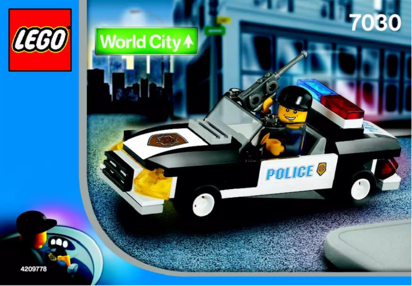 Página 1 del manual Manual de usuario Lego World City 7030