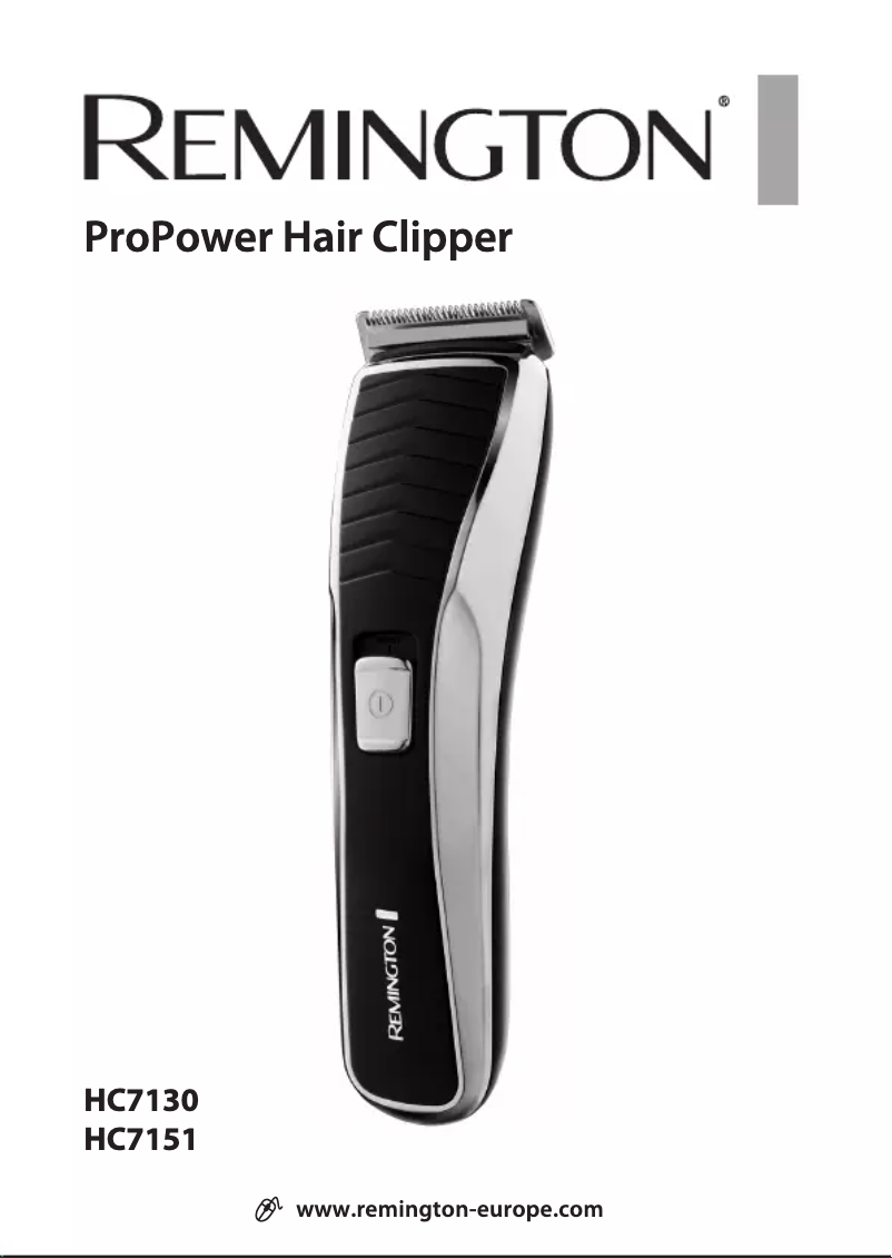 Page 1 de la notice Manuel utilisateur Remington ProPower HC7150