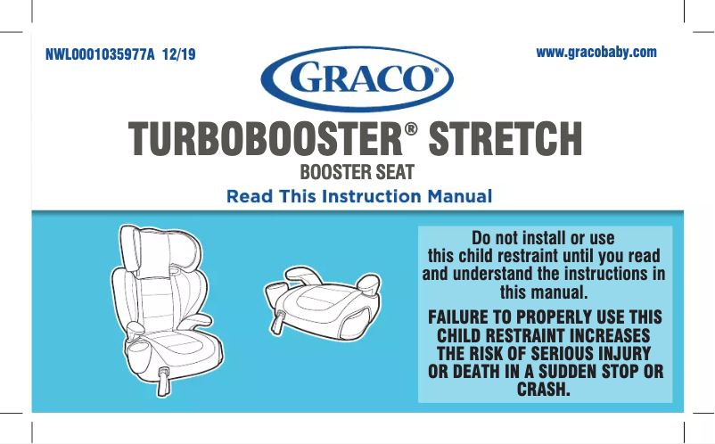 Página 1 del manual Manual de usuario Graco TurboBooster Stretch