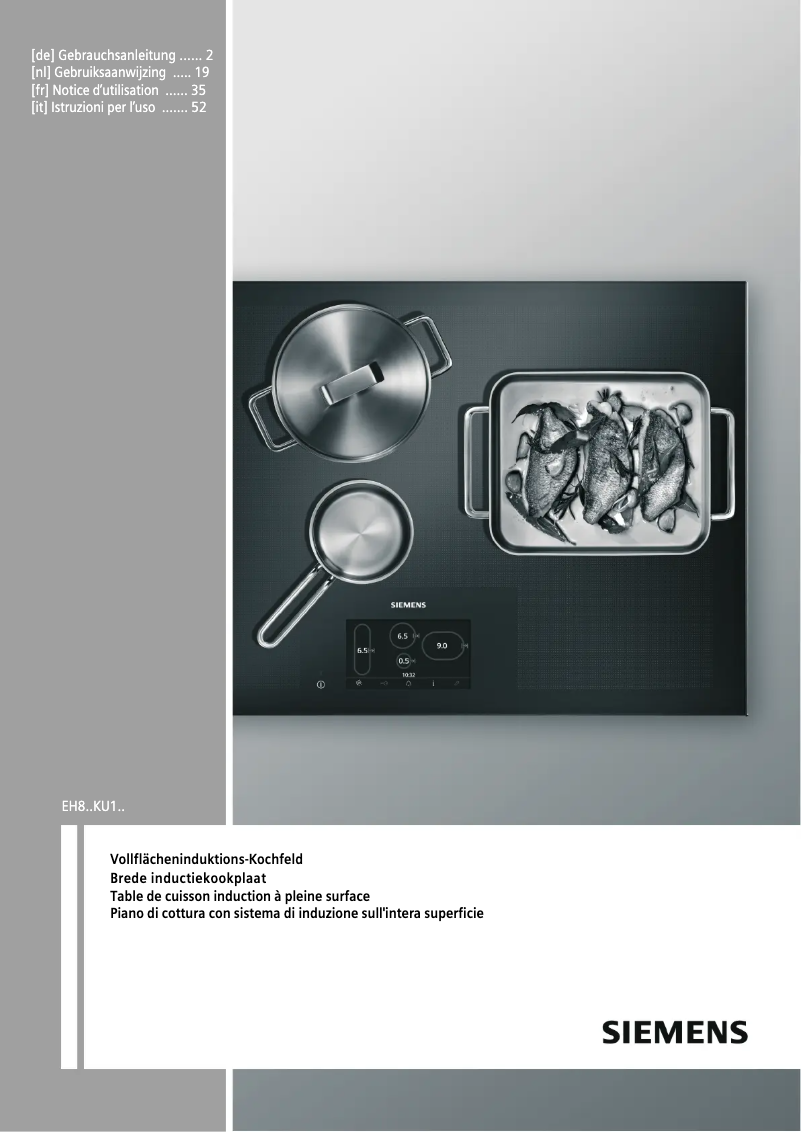 Page 1 de la notice Mode d'emploi Siemens EH875KU11E