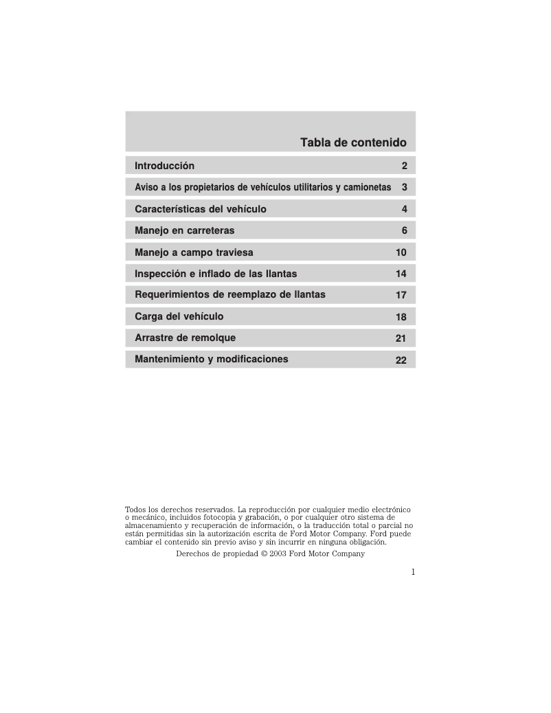 Page 1 de la notice Manuel utilisateur Lincoln Mark LT (2006)