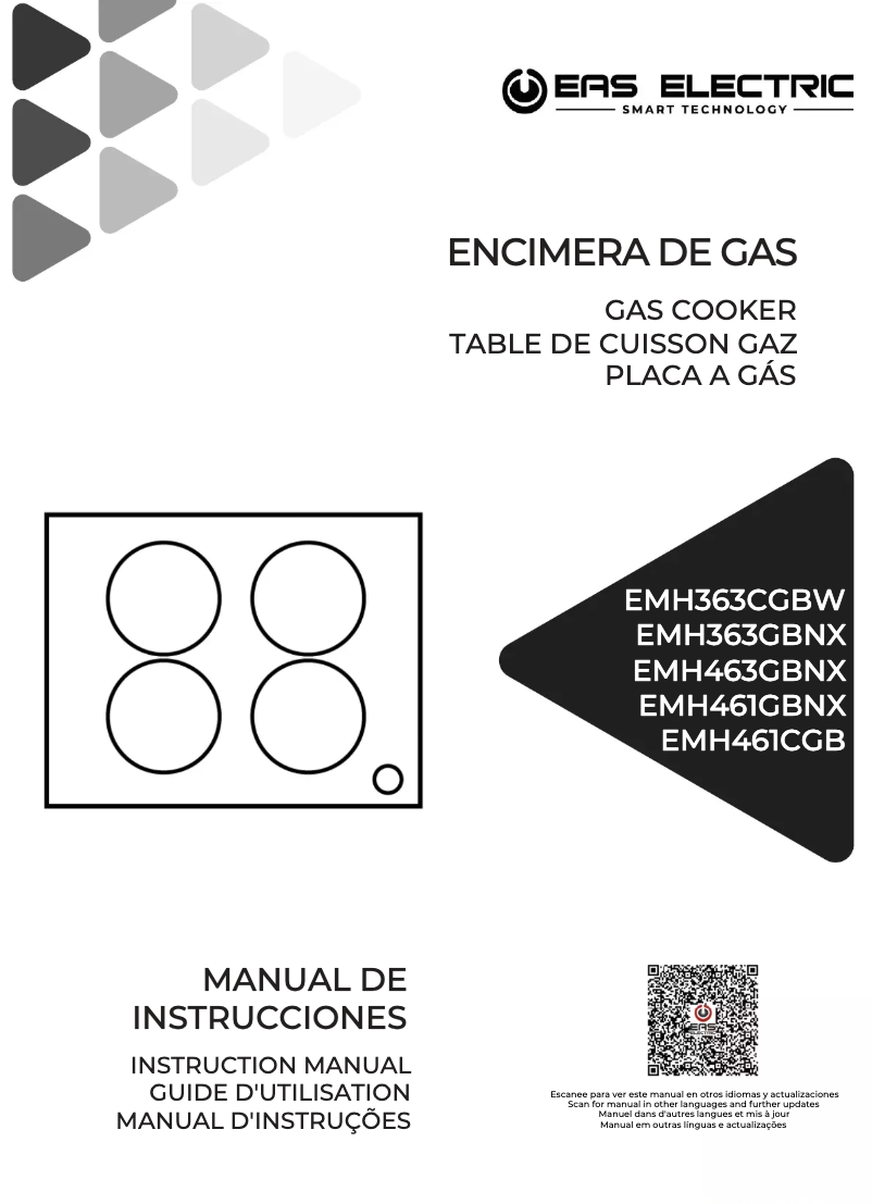 Page 1 de la notice Manuel utilisateur EAS Electric EMH463GBNX