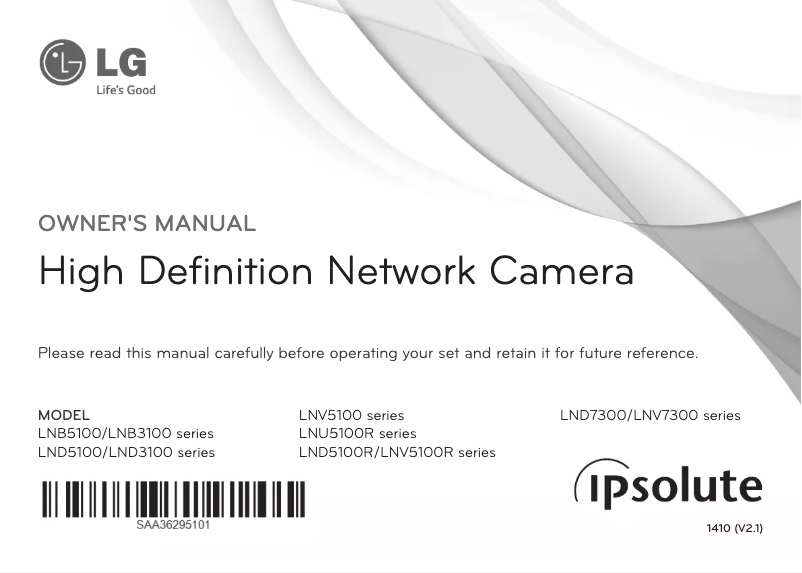 Página 1 del manual Manual de usuario LG LNB3100