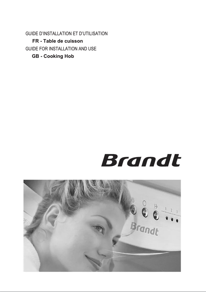 Page 1 de la notice Manuel utilisateur Brandt TE1074X