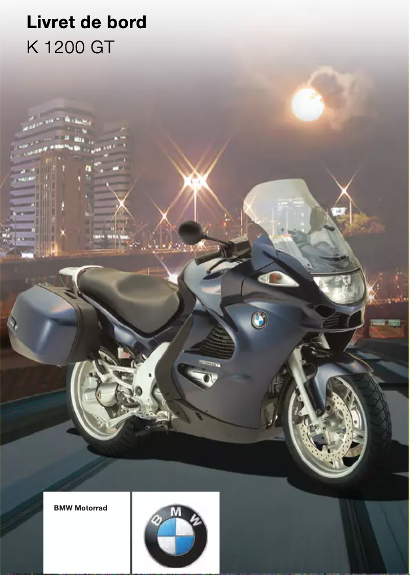 Page 1 of the manual User Manual BMW K 1200 GT (2004)