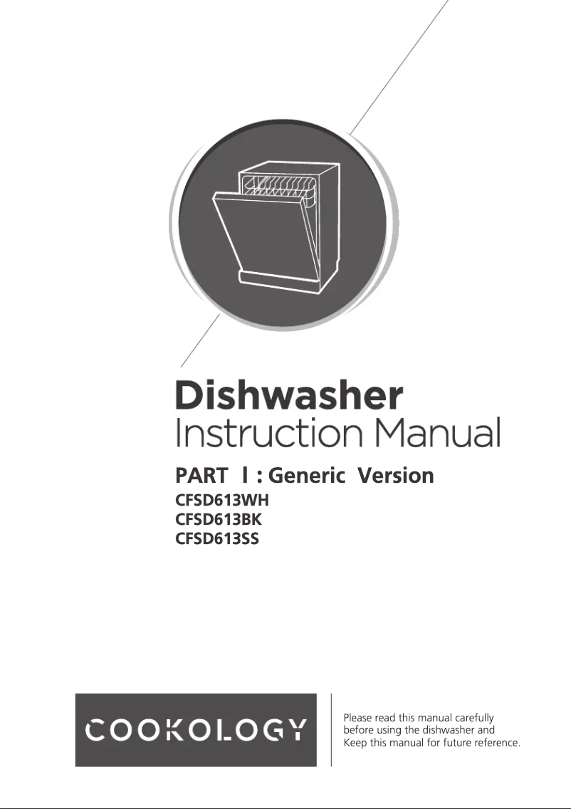Page 1 de la notice Manuel utilisateur Cookology CFSD613BK
