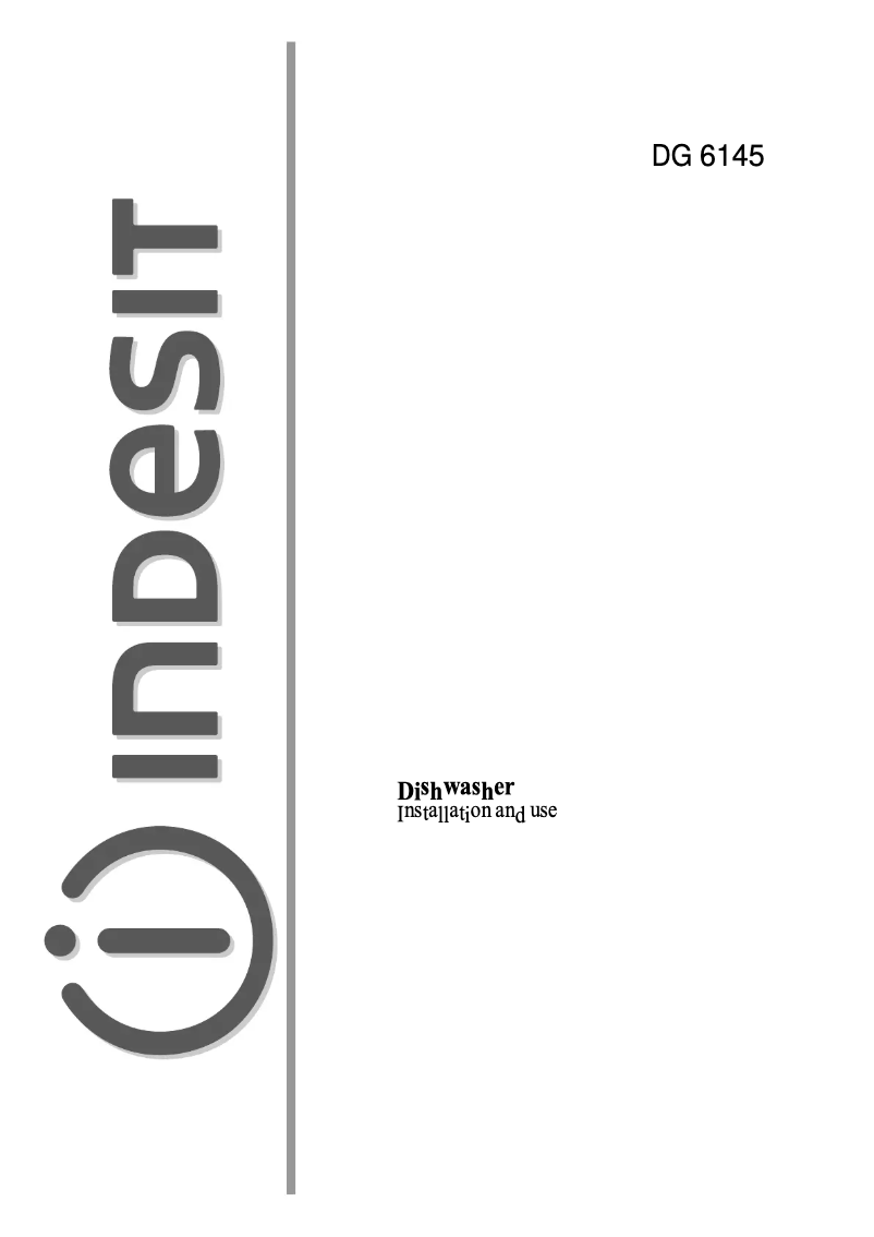 Página 1 del manual Manual de usuario Indesit DG 6145