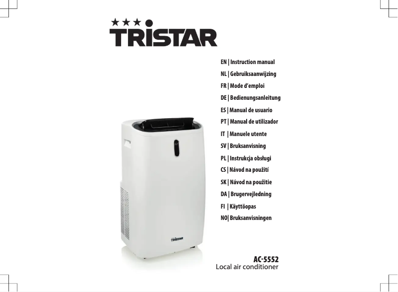 Page 1 de la notice Manuel utilisateur TriStar AC-5552