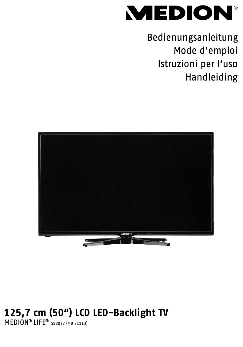 Page 1 de la notice Manuel utilisateur Medion LIFE S18037 (MD 31113)