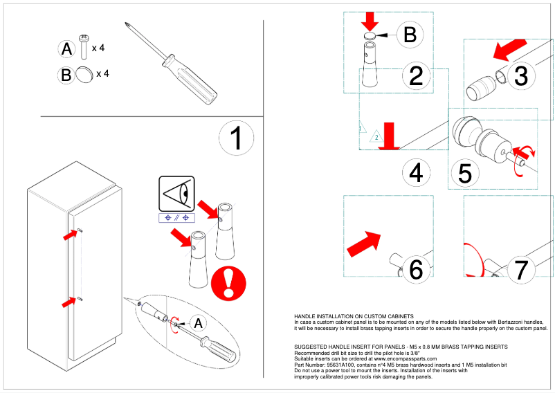 Page 1 de la notice Mode d'emploi Bertazzoni HERHK36PI