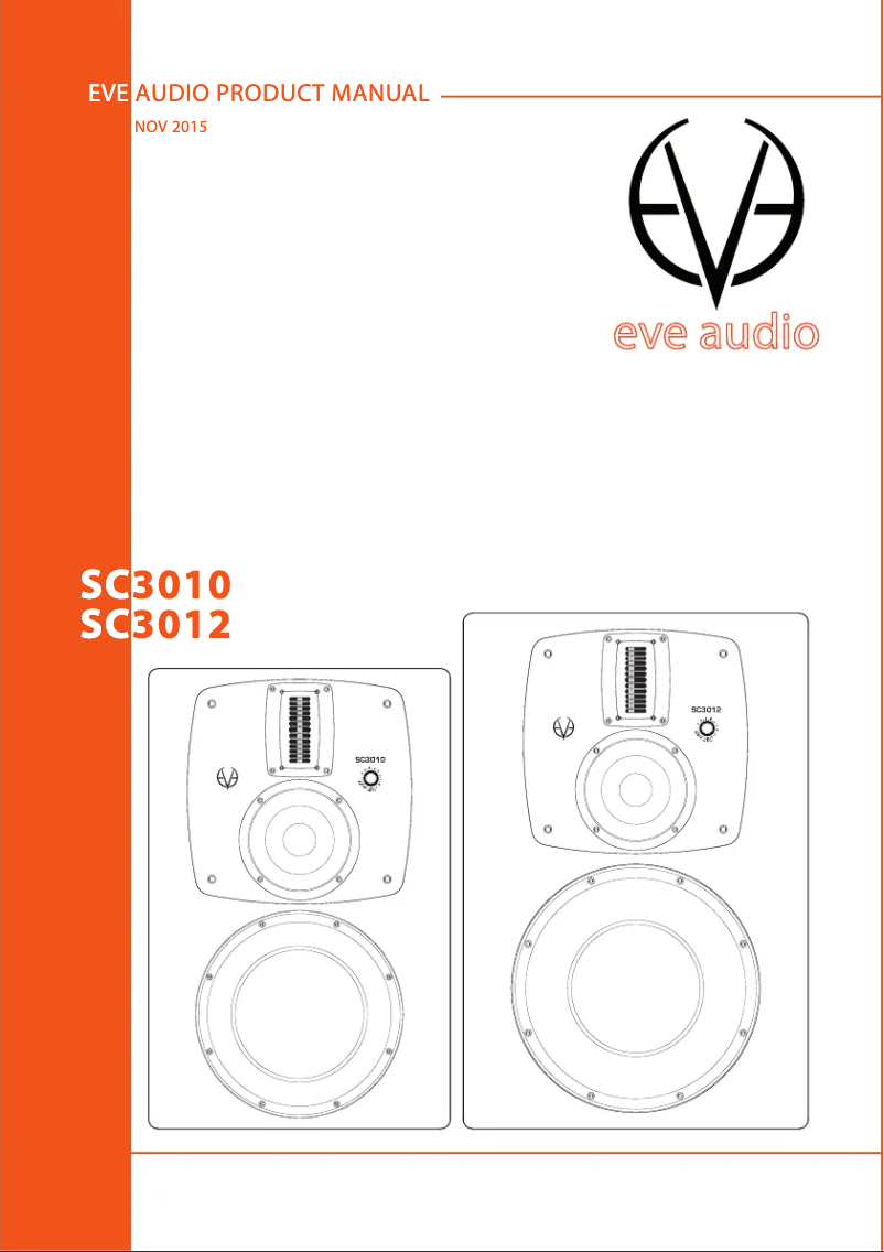 Page 1 de la notice Manuel utilisateur Eve Audio SC3012