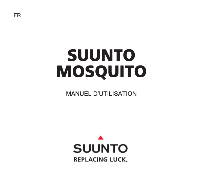 Page 1 de la notice Manuel utilisateur Suunto MOSQUITO