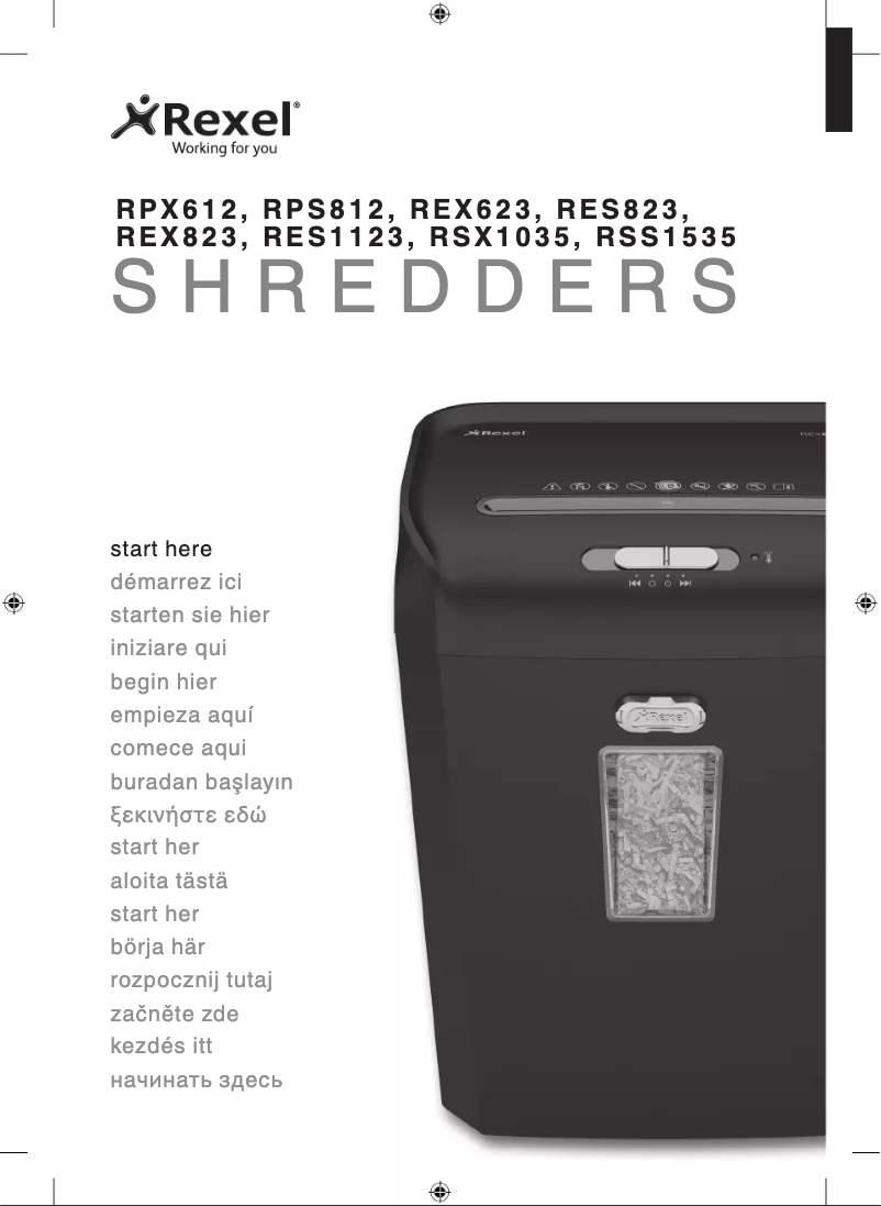 Page 1 de la notice Manuel utilisateur Rexel ProMax QS REX623 P4