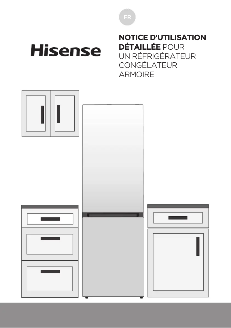 Page 1 de la notice Manuel utilisateur Hisense RB410D4BD2