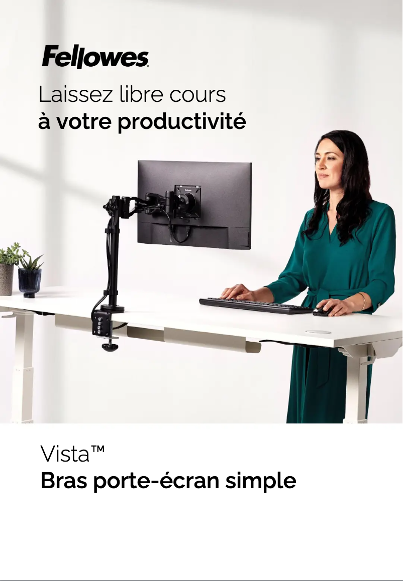 Page 1 de la notice Fiche technique Fellowes 8041601