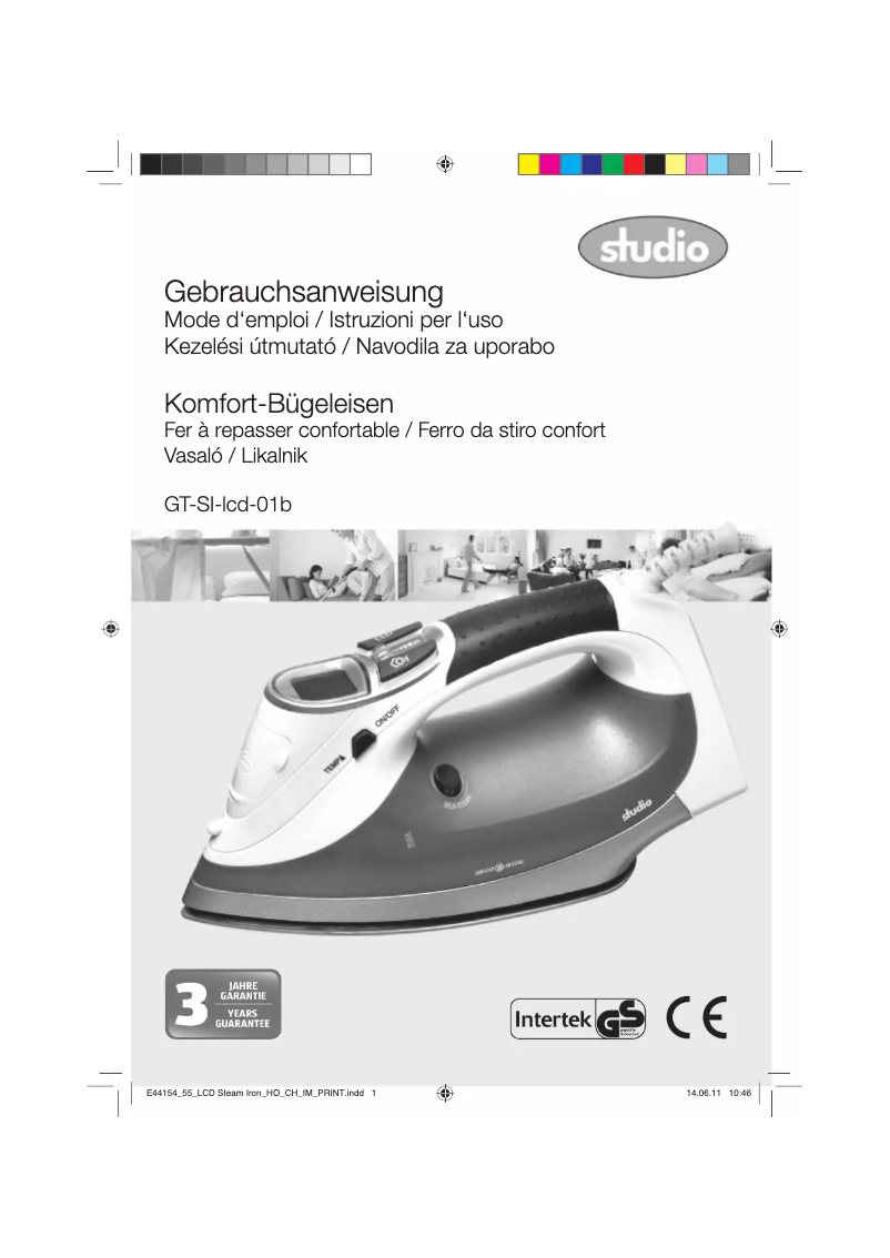 Page 1 de la notice Manuel utilisateur Studio GT-SI-LCD-01