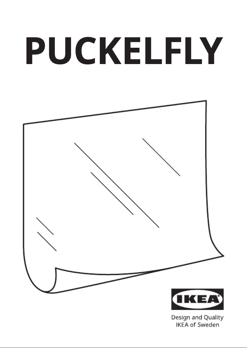 Page 1 de la notice Manuel utilisateur Ikea PUCKELFLY 105.851.19