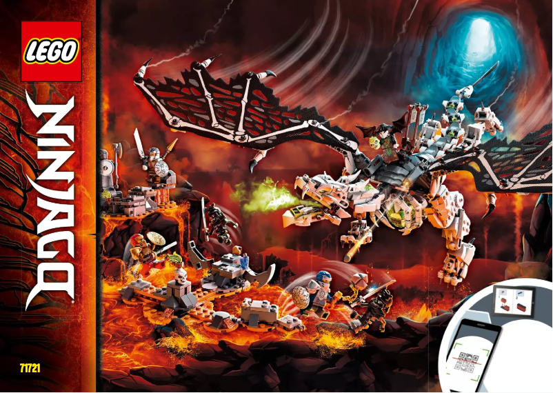 Page 1 de la notice Manuel utilisateur Lego Ninjago 71721
